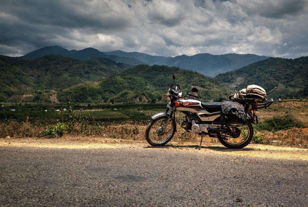 Laos na motorke