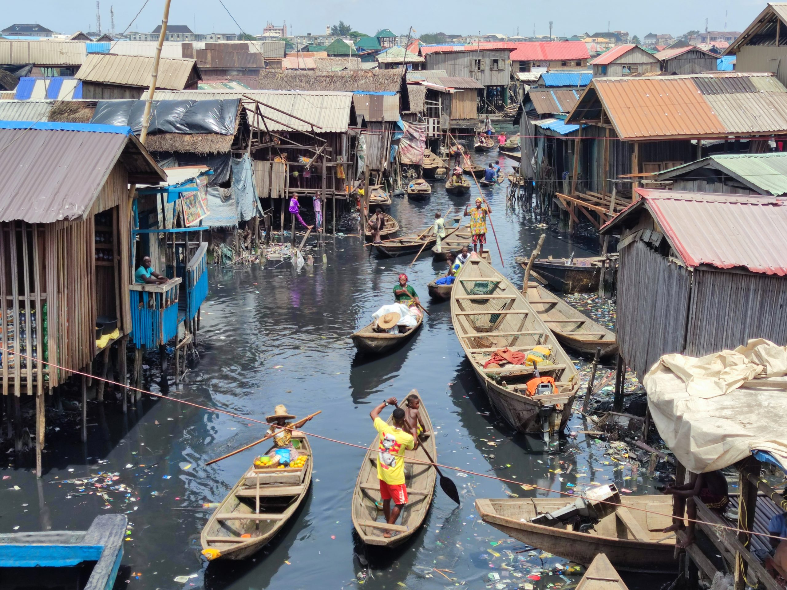 Lagos - Najväčší plávajúci slum na svete